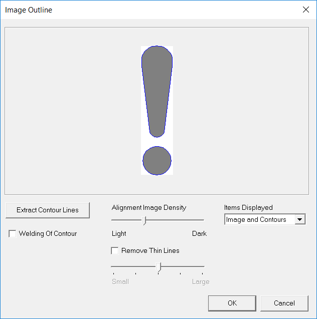 [Image Outline] dialog box