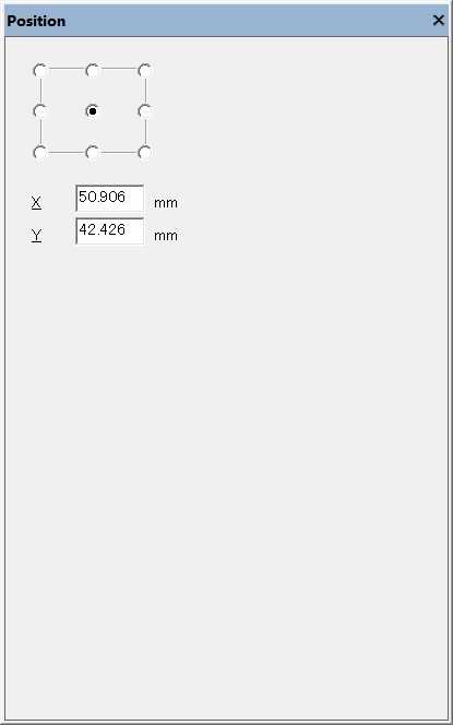[Position] panel