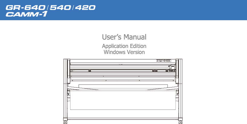 Gr 640 540 4 User S Manual Application Edition Windows Version